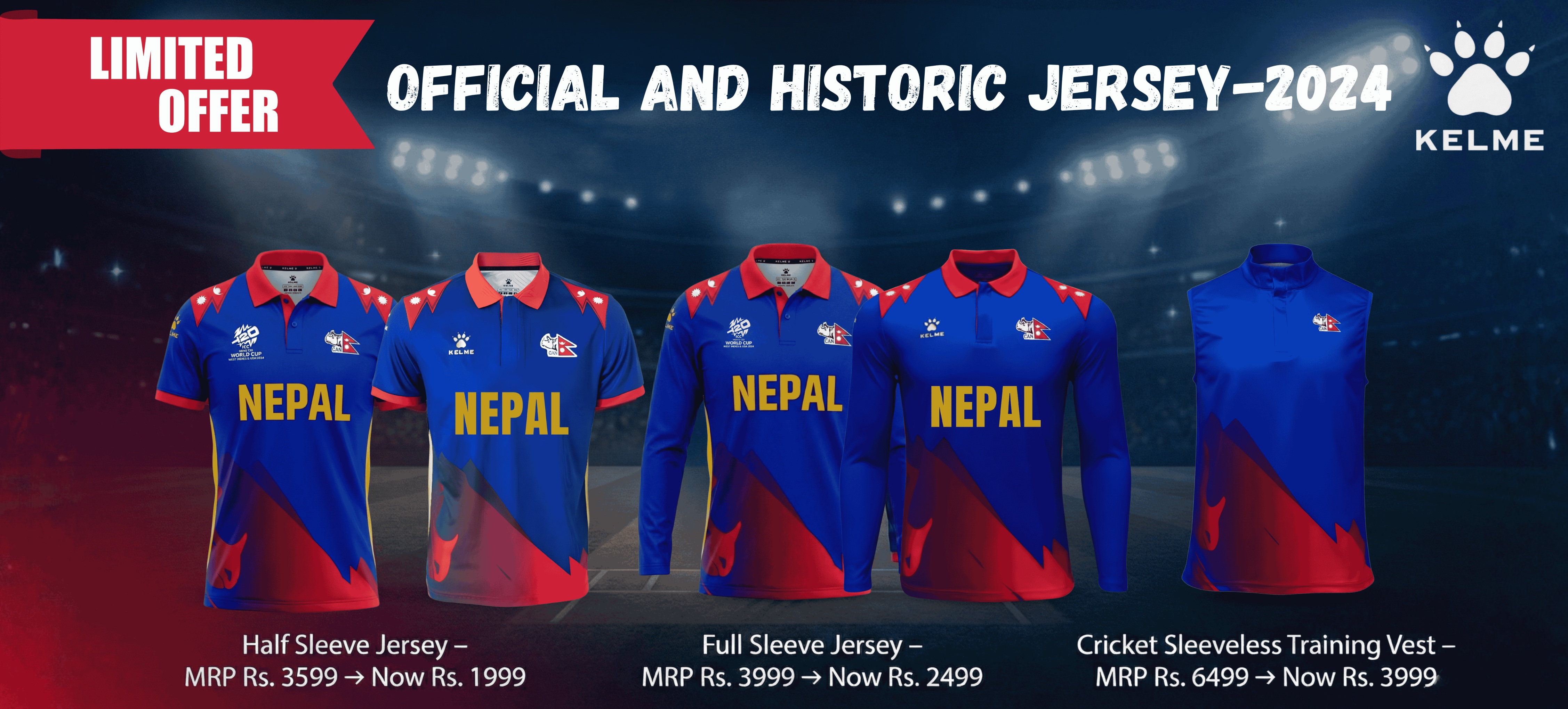 Nepal Cricket Jersey