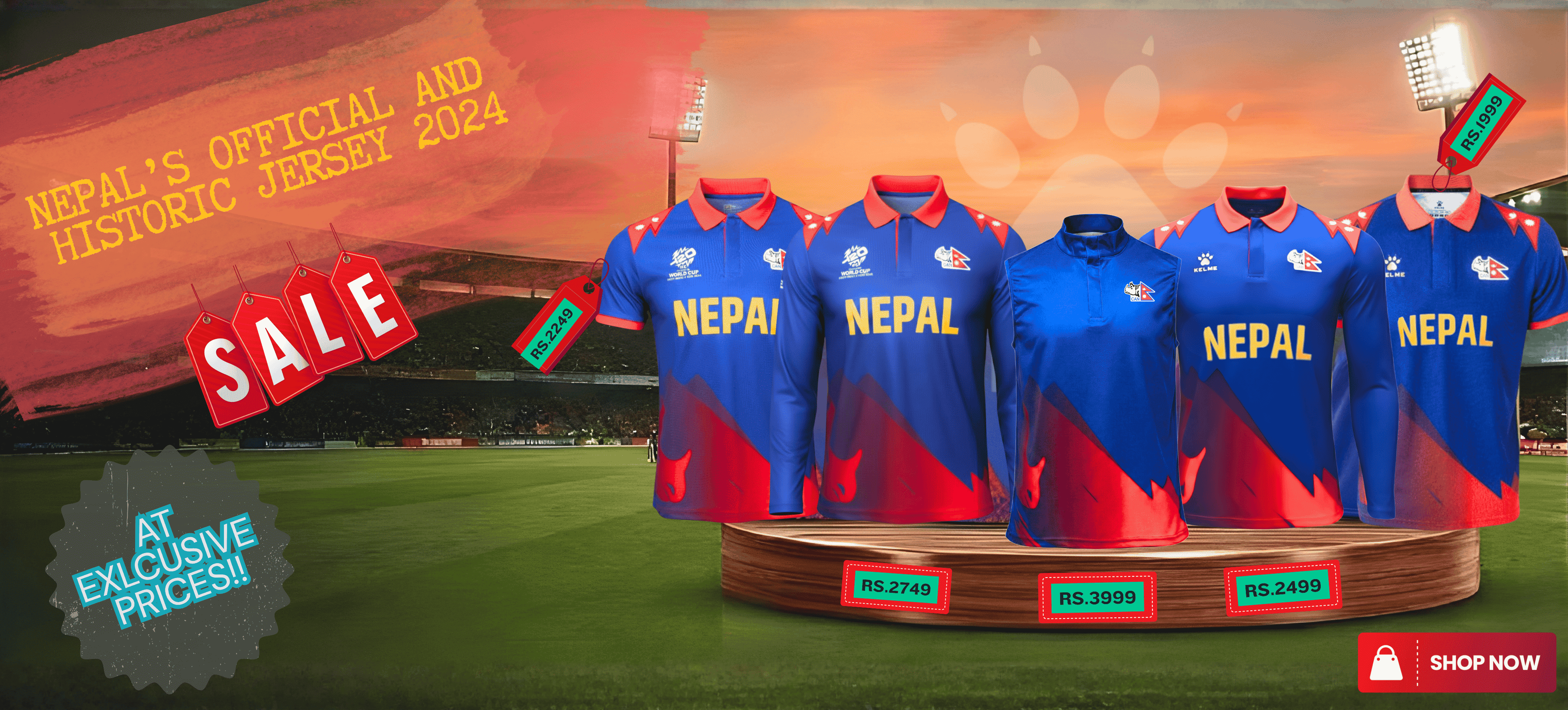 Nepal Cricket Jersey